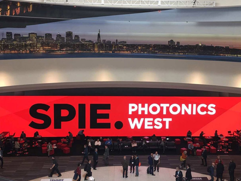 Ankündigung der Ausstellung Photonics West 2020